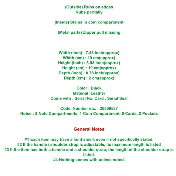 Chanel Black Leather Zip Wallet with Gold Accents - Picture 10 of 10